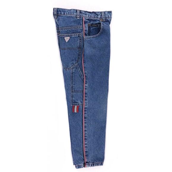 90s Guess side stripe jeans 1990s vintage - Picture 2 of 4